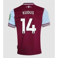 Camiseta West Ham United Mohammed Kudus #14 Primera Equipación 2024-25 manga corta